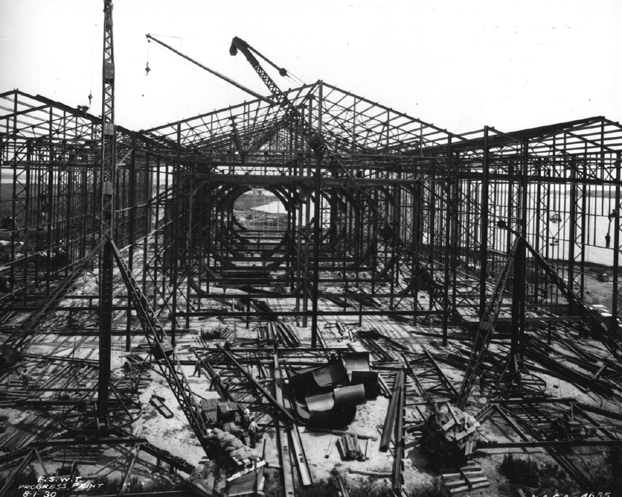 Space History Photo: Construction of the 30 x 60 Foot Wind Tunnel at Langley